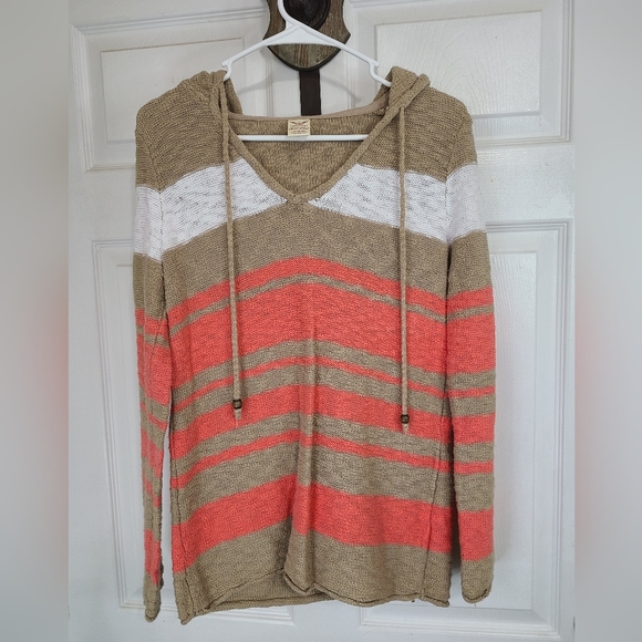 Faded Glory Woman's Lite Weight Pullover Sweater, Size: Large Color: Brown - Picture 3 of 8